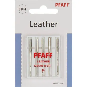 Nástroj na niť a příze Jehly Pfaff 130/705 H-LR 90 - Kůže - 5 ks