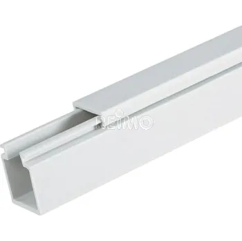 kabelová chránička REIMO Kabelový kanál 15x15x2000mm se spodní perforací a krytem