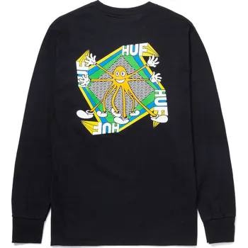 Pánské tričko huf Pánské triko spectrum ls tee black