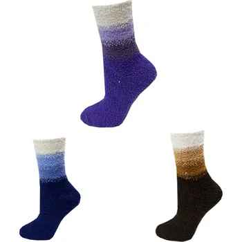 Dámské ponožky Emi Ross Dámské froté ponožky - Galanterka mix barev (Balení/3 páry) Barva: Mix barva, Velikost: 35-38