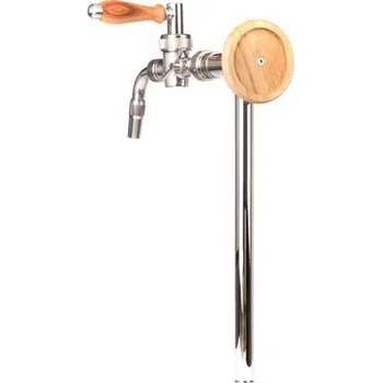 Výčepní technika Stojan Lindr TUBE 1xkoh Lindr, dubový medailon (výčepní zařízení a technika LINDR)