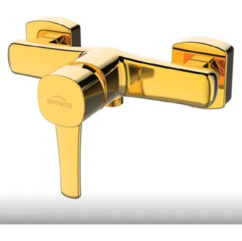 Vodovodní baterie Invena Glamour Trend, sprchová baterie, zlatá lesklá, BN-02-009-V