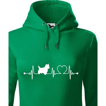 Dámská mikina Dámská mikina Westík tep, Barva Zelená, Velikost 2XL, Canvas Dámská mikina Bezvatriko.cz 1071