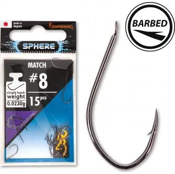 Rybářský háček Háčky Browning Sphere Match 15ks #10