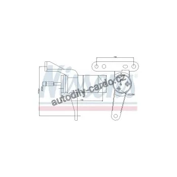 Chladič motoru Vysoušeč klimatizace NISSENS 95471