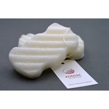 Tělový krém Konjac houbička bez příměsi na tělo 1 ks