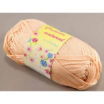Příze Příze Camila natural - meruňková - číslo barvy - 205