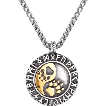 Náhrdelník B-TOP Etnický náhrdelník Yin Yang Tlapky