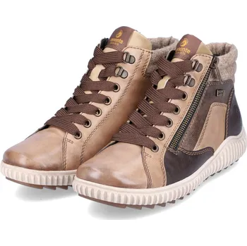 Dámské tenisky Dámské kožené tenisky R8271-20 Remonte hnědé Barva: braun kombi, Velikost: 37