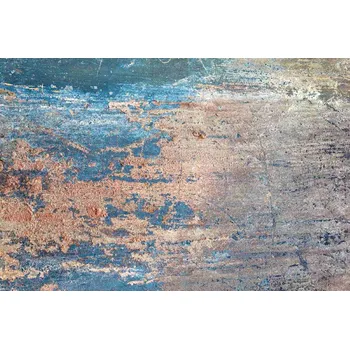 Fototapeta DIMEX | Vliesová fototapeta Staré rezavé železo MS-5-2612 | 375 x 250 cm | modrá, hnědá + Vliesová fototapeta na stěnu DIMEX Staré rezavé železo MS52612 v rozměru 375 x 250 cm + lepidlo zdarma