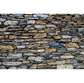 Fototapeta DIMEX | Vliesová fototapeta Žulová stěna MS-5-2399 | 375 x 250 cm | modrá, černá, hnědá + Vliesová fototapeta na stěnu DIMEX Žulová stěna MS52399 v rozměru 375 x 250 cm + lepidlo zdarma