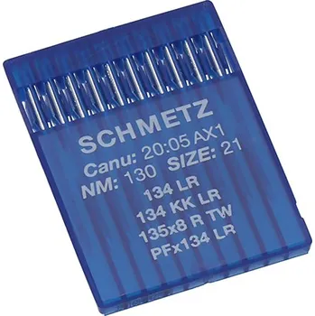 Strojové jehly pro průmyslové šicí stroje Schmetz 134 LR 130