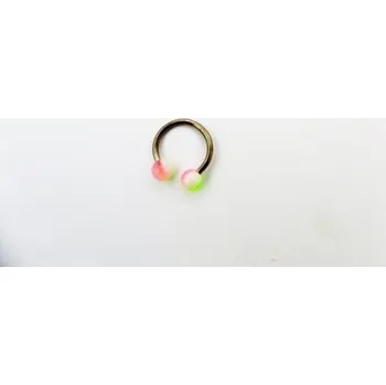 Piercing Piercing obočovka ocel a plast Modrá