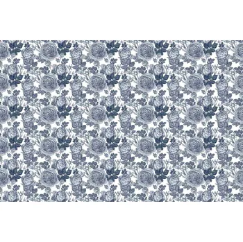 Fototapeta DIMEX | Vliesová fototapeta Vintage vektor květy III. MS-5-2018 | 375 x 250 cm| bílá, černá + Vliesová fototapeta na stěnu DIMEX Vintage vektor květy III. MS52018 v rozměru 375 x 250 cm + lepidlo zdarma