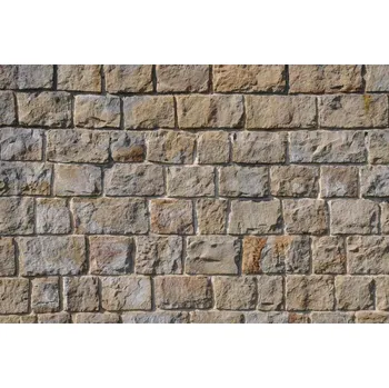 Fototapeta DIMEX | Vliesová fototapeta Stěna z pískovcových bloků MS-5-2358 | 375 x 250 cm| hnědá, šedá + Vliesová fototapeta na stěnu DIMEX Stěna z pískovcových bloků MS52358 v rozměru 375 x 250 cm + lepidlo zdarma