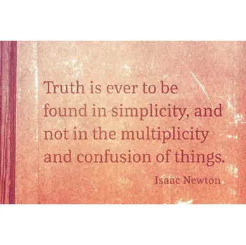 Fototapeta DIMEX | Vliesová fototapeta Citát Isaaca Newtona MS-5-2099 | 375 x 250 cm| červená, bílá, oranžová + Vliesová fototapeta na stěnu DIMEX Citát Isaaca Newtona MS52099 v rozměru 375 x 250 cm + lepidlo zdarma