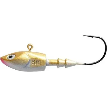 3ks - Jigová hlavička Berkley PowerJig Deep Jig 21g Velikost 3/0 Bronze/Gold