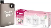 BWT Filtr12 LAH Náhradní filtry magnesium 12 ks + designová láhev