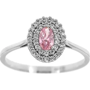 Prsten Zlatnictví U Kostela Dámský prsten s růžovým kamenem 1923r 56 3156-20676341