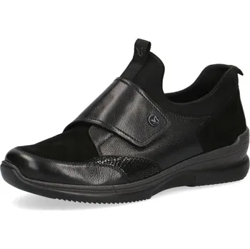 Dámské polobotky Dámské kožené polobotky 9-9-24758-29-019 Caprice černé Barva: black comb, Velikost: 41