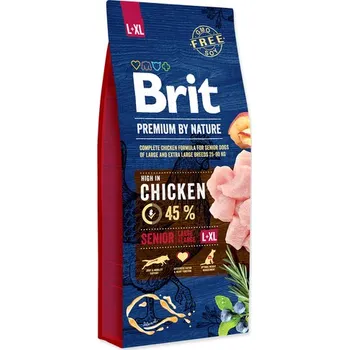 Pro psa Brit Premium by Nature Senior L+XL 15 kg 2 pytle (2x15 kg)