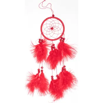 Lapač snů Milujeme Kameny Lapač snů - červený 236272