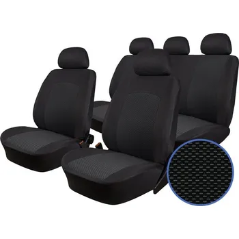 Potah sedadla Automega Autopotahy NISSAN PRIMASTAR, 5 míst, (1+1+3), od r. 2001-2014, žakar tmavý