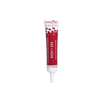 Potravinářské barvivo Gelová barva - Červená (red) / Saracino