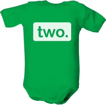 Kojenecký body Dětské body s potiskem two. dětské