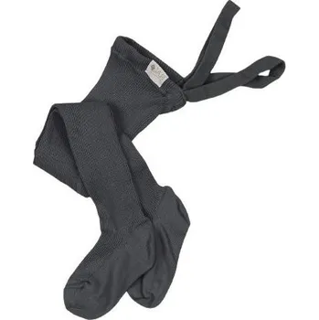 JAPITEX Dětské punčocháče na šle Japi 1 - tmavě šedá vel. 50-56