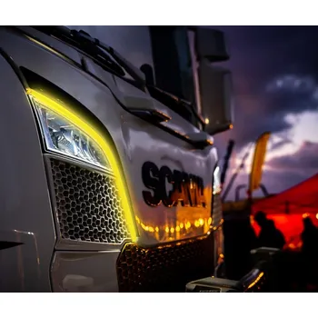 LED osvětlení LED pásky 60 cm, oranžový 24 V- Scania NTG
