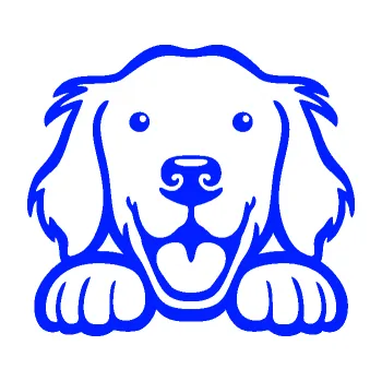 Polep vozidla Pes 175 pravá hlavička vykukuje (19 - modrá dynamic) SAMOLEPKA NA AUTO, NÁLEPKA, FÓLIE, POLEP, TUNING, VLASTNÍ TEXT, TISK, AUTOSAMOLEPKY.cz, POLEPY, OBRÁZEK, LOGO, 3D STICKERS