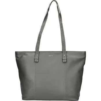 Kabelka Dámská kožený kabelka Lagen Lauris - šedá