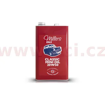 Motorový olej MILLERS OILS motorový olej minerální Classic Mini Oil 20w50 5l