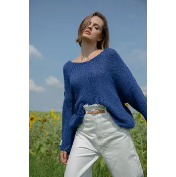 Dámský svetr Glara Oversized dámský pletený svetr 859498