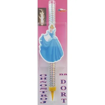 Dortová svíčka Dortová fontána Popelka - 1ks - PREZENT