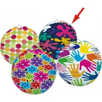 Party dekorace Lampión koule 25 cm M6 - Kaňky