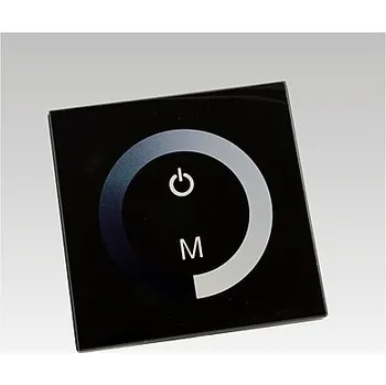 Ovladač světel Příslušenství k LED osvětlení LED dimmer dotykový panel TM06 DC12-24V 1x8A černý