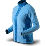 Dámská mikina TRIMM Flowers modrá Velikost: XL