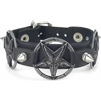 Náramek náramek Triple Baphomet Cult