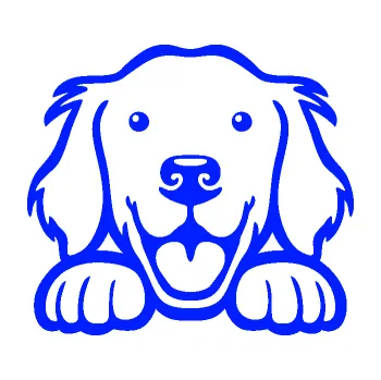 Polep vozidla Pes 175 levá hlavička vykukuje (19 - modrá dynamic) SAMOLEPKA NA AUTO, NÁLEPKA, FÓLIE, POLEP, TUNING, VLASTNÍ TEXT, TISK, AUTOSAMOLEPKY.cz, POLEPY, OBRÁZEK, LOGO, 3D STICKERS