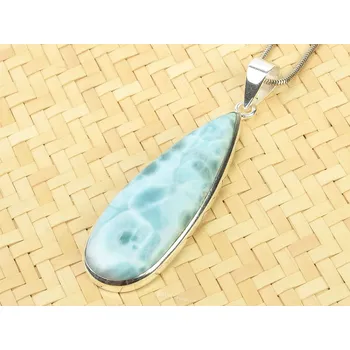 Přívěsek Přívěsek larimar s úchytem Ag 925/1000 12,8g