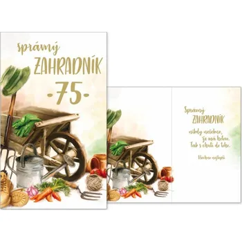 Blahopřání k narozeninám 75 - M11-484