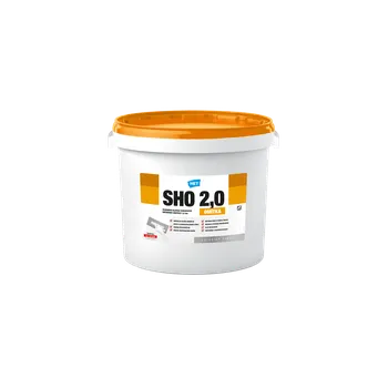 Fasádní barva Het SHO silikonová hlazená omítka zrnitost 2,0 mm bílá 25 kg