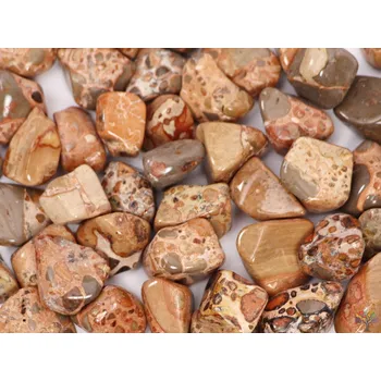 Drahý kámen Magieprirody.cz Tromlovaný kámen Jaspis sopečná brekcie XL velikost 30 - 40 mm - Peru #377 Množství: 1ks