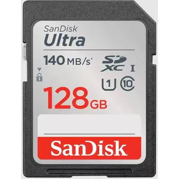 Paměťová karta SanDisk SDXC Class 10 128 GB SDSDUNB-128G-GN6IN SanDisk Ultra SDXC 128GB 140MB/s Class10 UHS-I