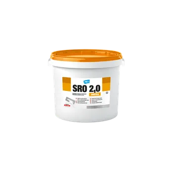 Fasádní barva Het SRO silikonová rýhovaná omítka zrnitost 2,0 mm bílá 25 kg