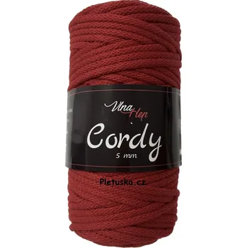 Cordy 5 mm červená 8009