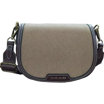 Kabelka David Jones crossbody kabelka béžová 6801-2 taupe