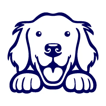 Polep vozidla Pes 175 pravá hlavička vykukuje (23 - tmavě modrá) SAMOLEPKA NA AUTO, NÁLEPKA, FÓLIE, POLEP, TUNING, VLASTNÍ TEXT, TISK, AUTOSAMOLEPKY.cz, POLEPY, OBRÁZEK, LOGO, 3D STICKERS